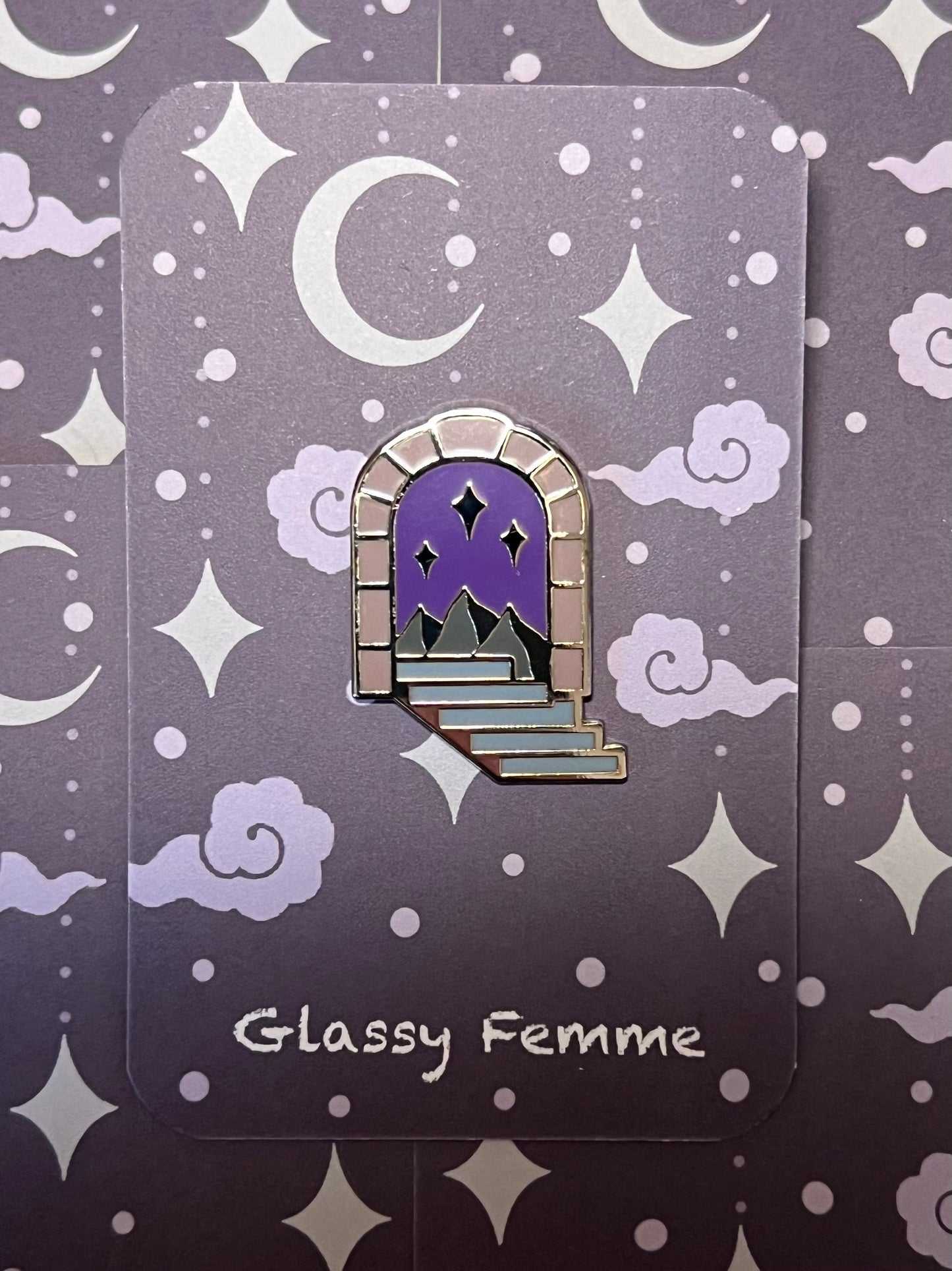 Officially licensed Prythians starry mountains Pin - A court of thorns and roses inspired hard enamel pin