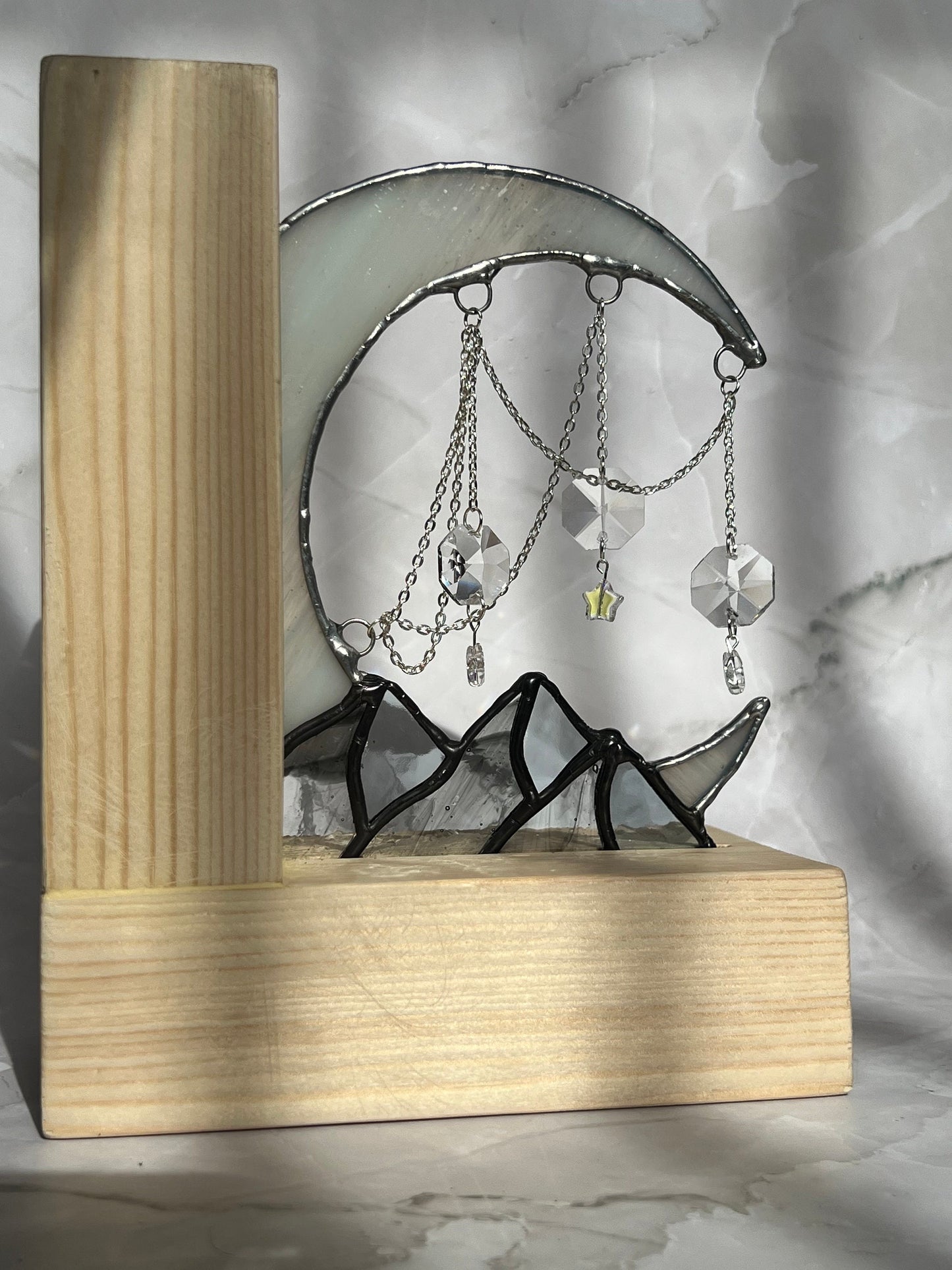 Officially licensed Crescent Moon, Prythians Starry Mountains inspired Bookend