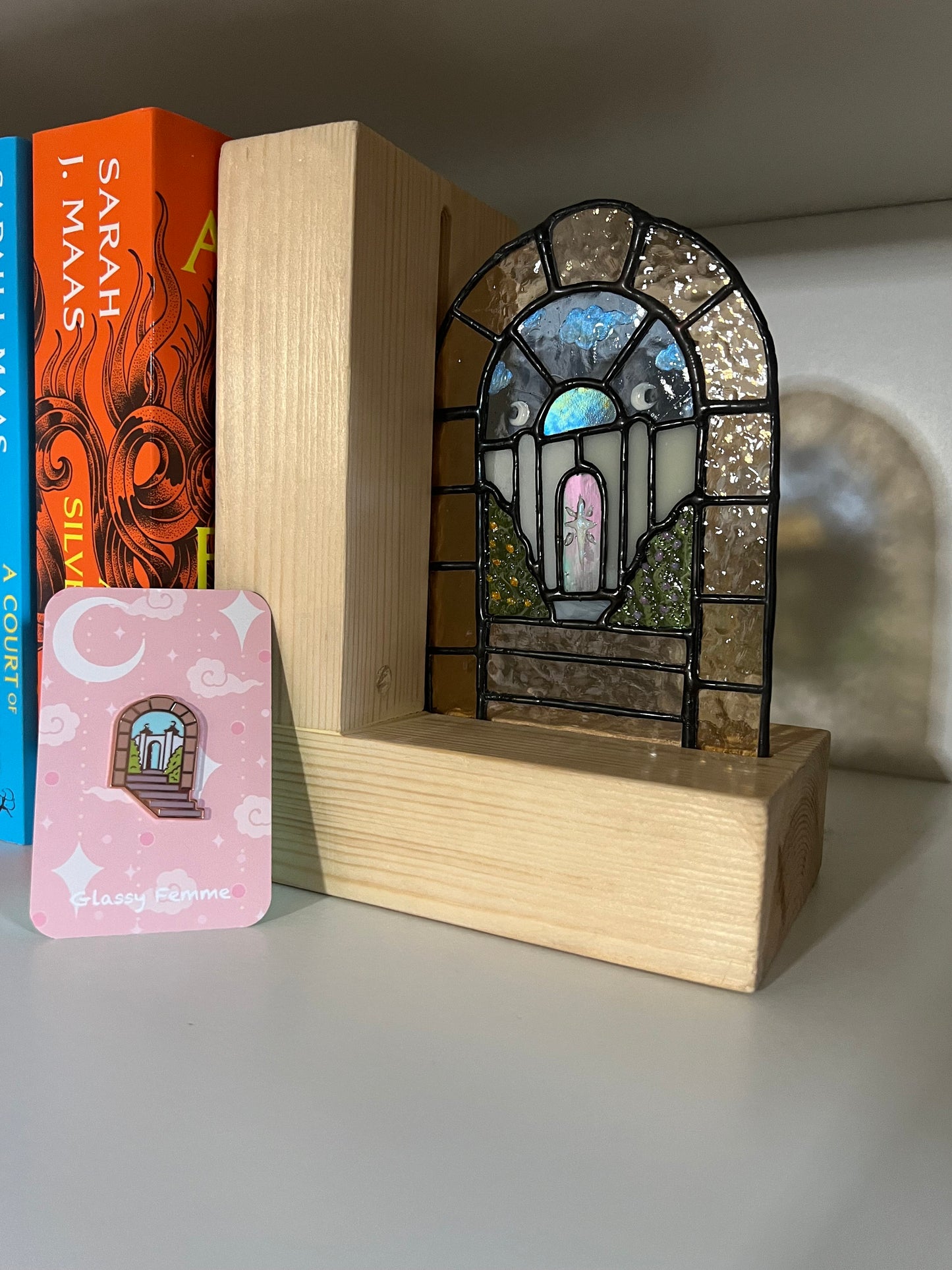 Officially licensed Lunathion archway Pin - A house of Earth and Blood inspired hard enamel pin
