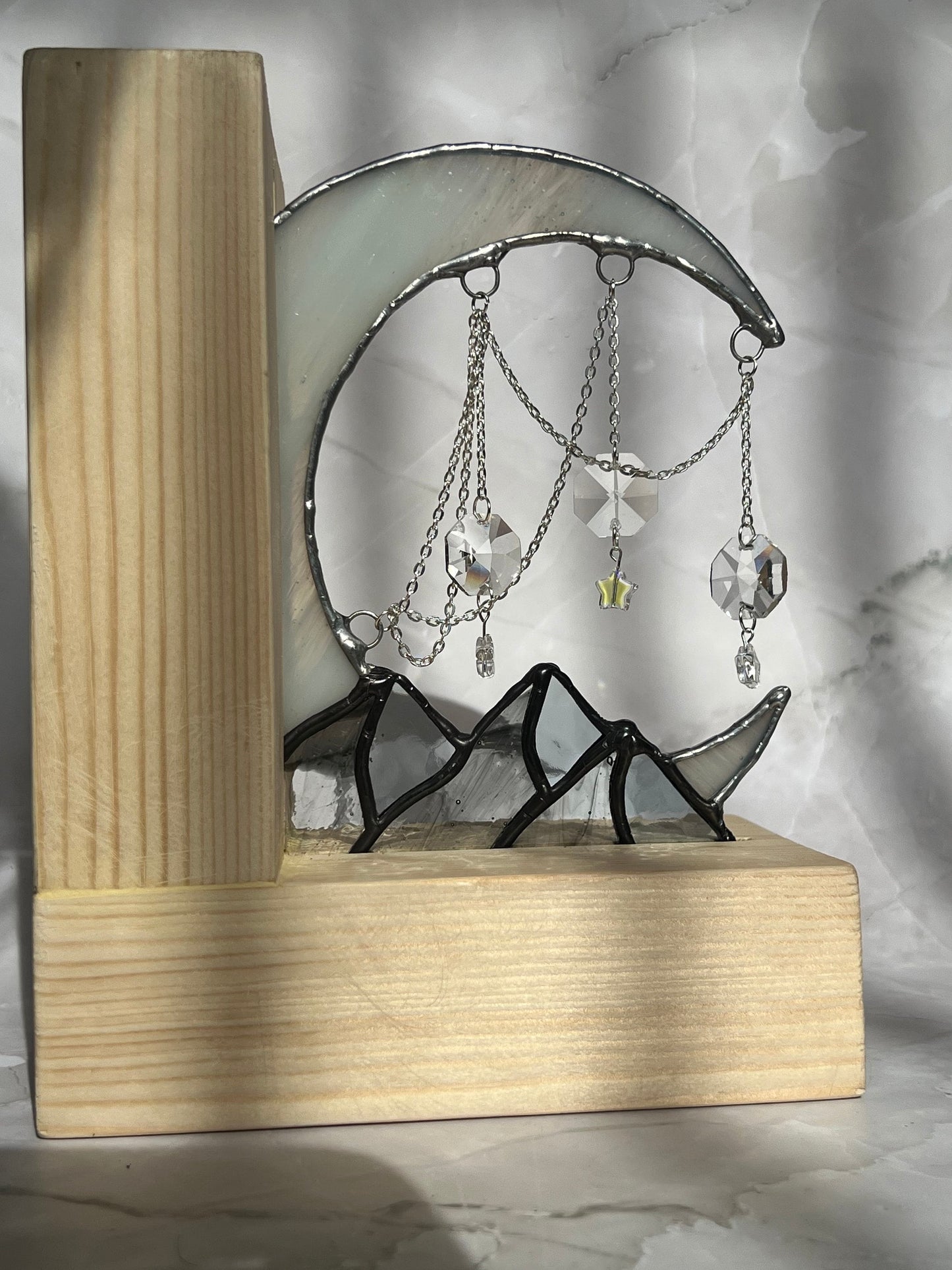 Officially licensed Crescent Moon, Prythians Starry Mountains inspired Bookend