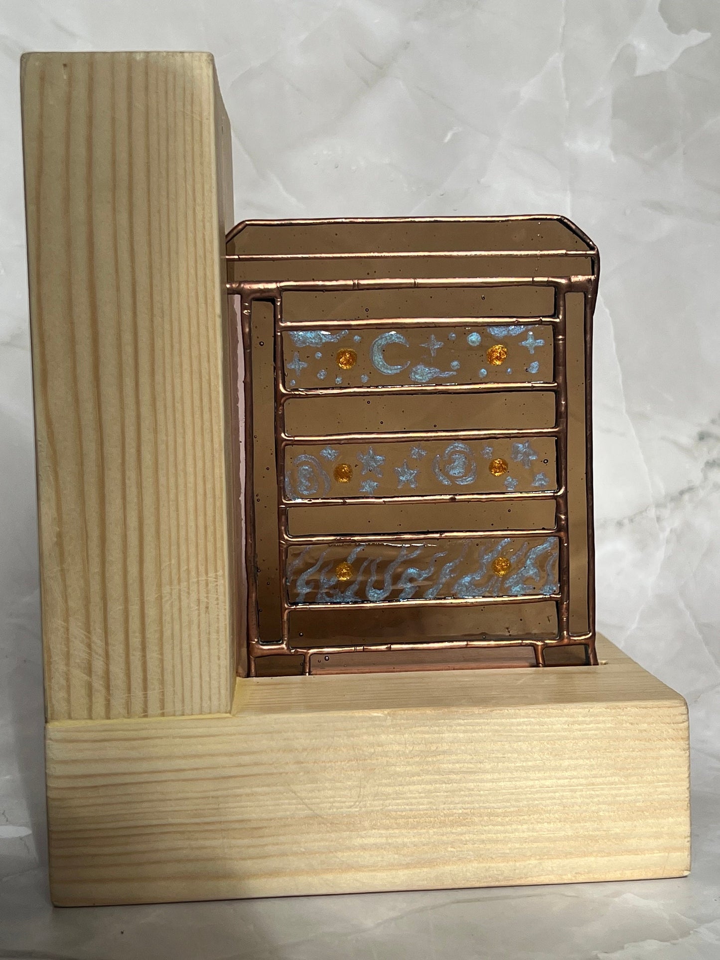 (Officially Licensed) A Court of thorns and roses, Sisters Painted drawers/ dresser inspired Bookend