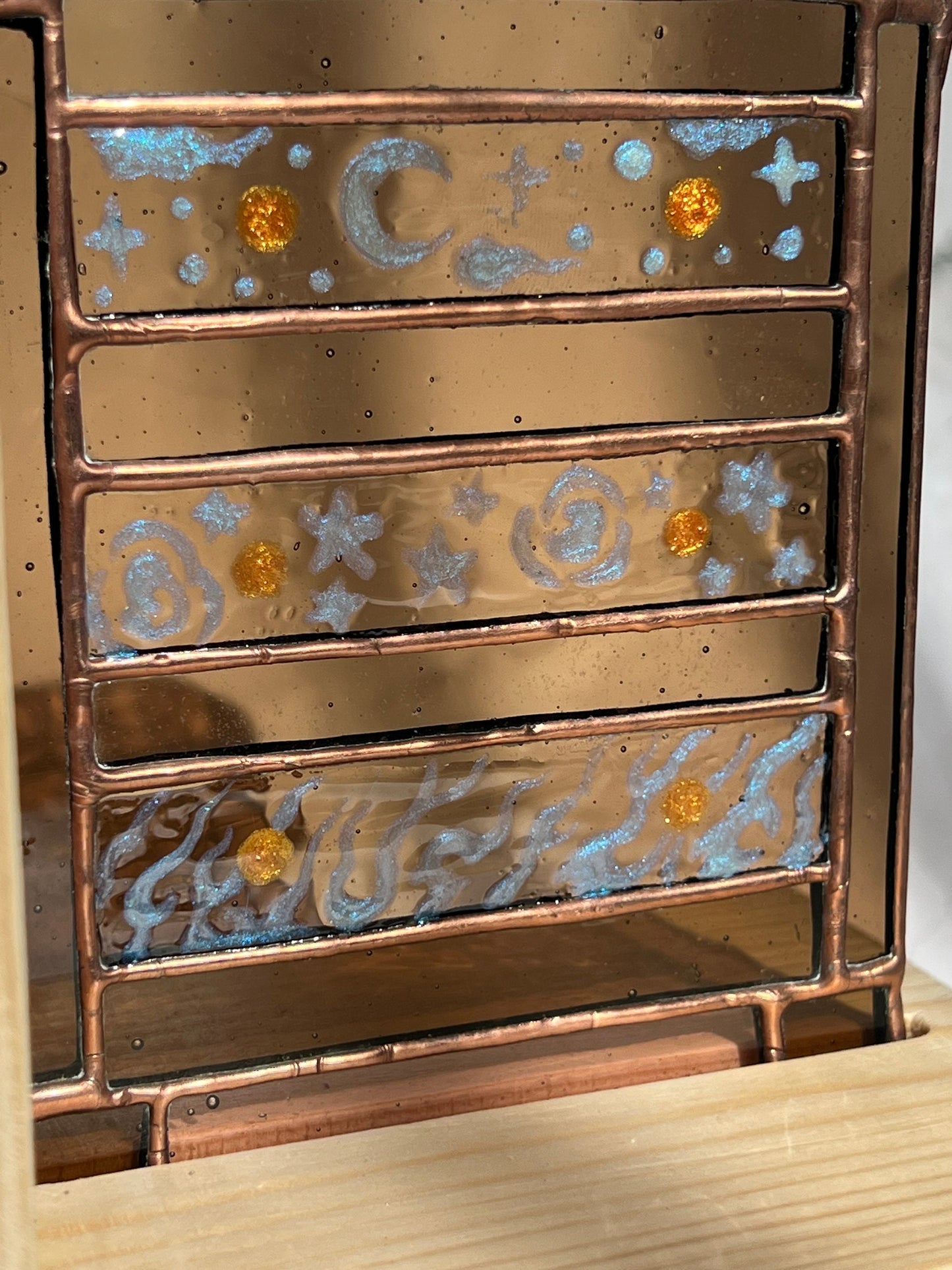 (Officially Licensed) A Court of thorns and roses, Sisters Painted drawers/ dresser inspired Bookend