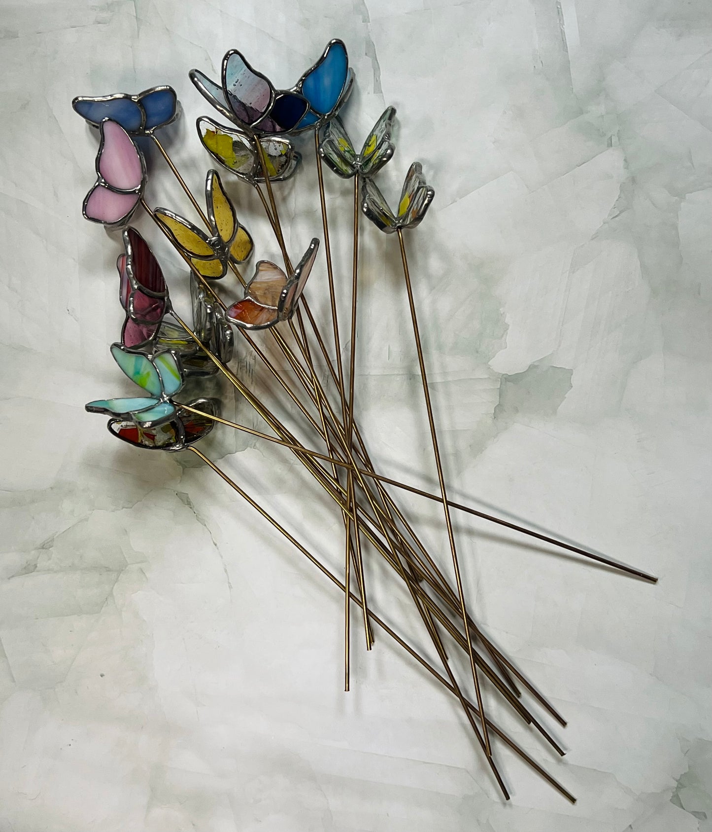 Flutterby- stylised butterfly shaped suncatcher Planter Cane